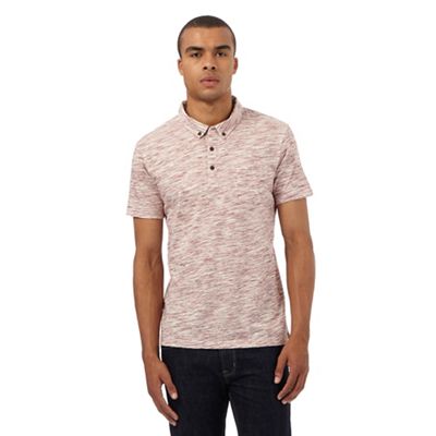 Red Herring Red space dye polo shirt